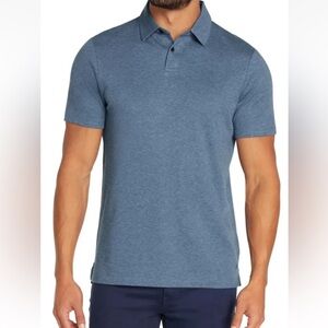 Banana republic men’s luxe touch performance polo blue Large NWT